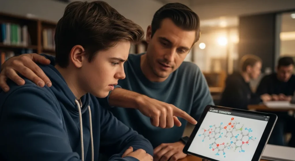 Expert Private Tutor explaining GCE Advanced Level Chemistry