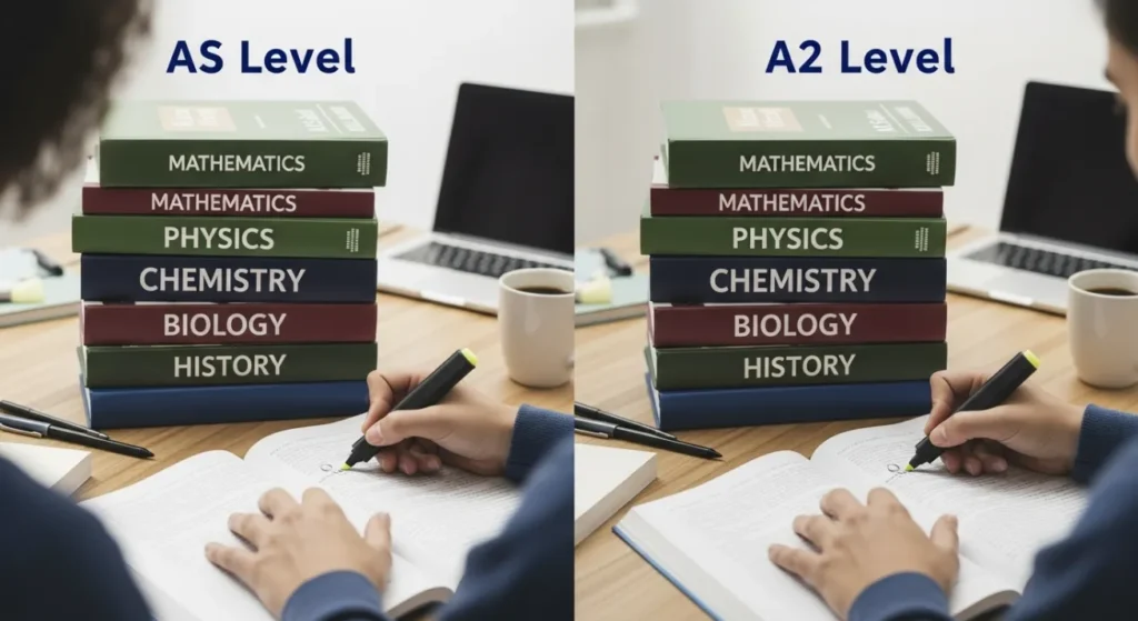 Difference between Advanced Subsidiary and A2 Level