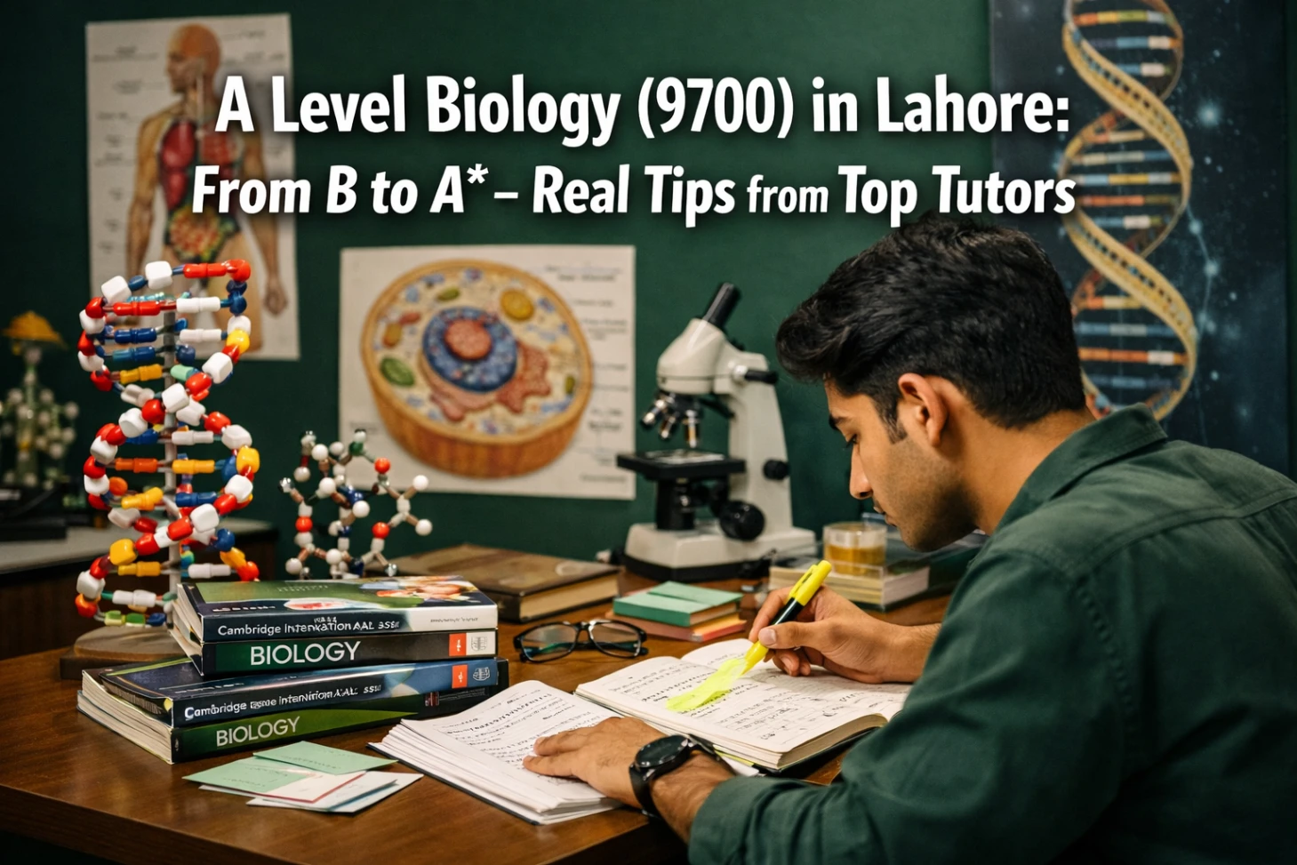 A Level Biology (9700) in Lahore From B to A – Real Tips from Top Tutors