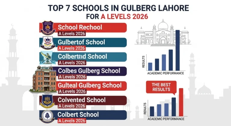 Top 7 Schools in Gulberg Lahore for A Levels 2026 – Which Has the Best Results?