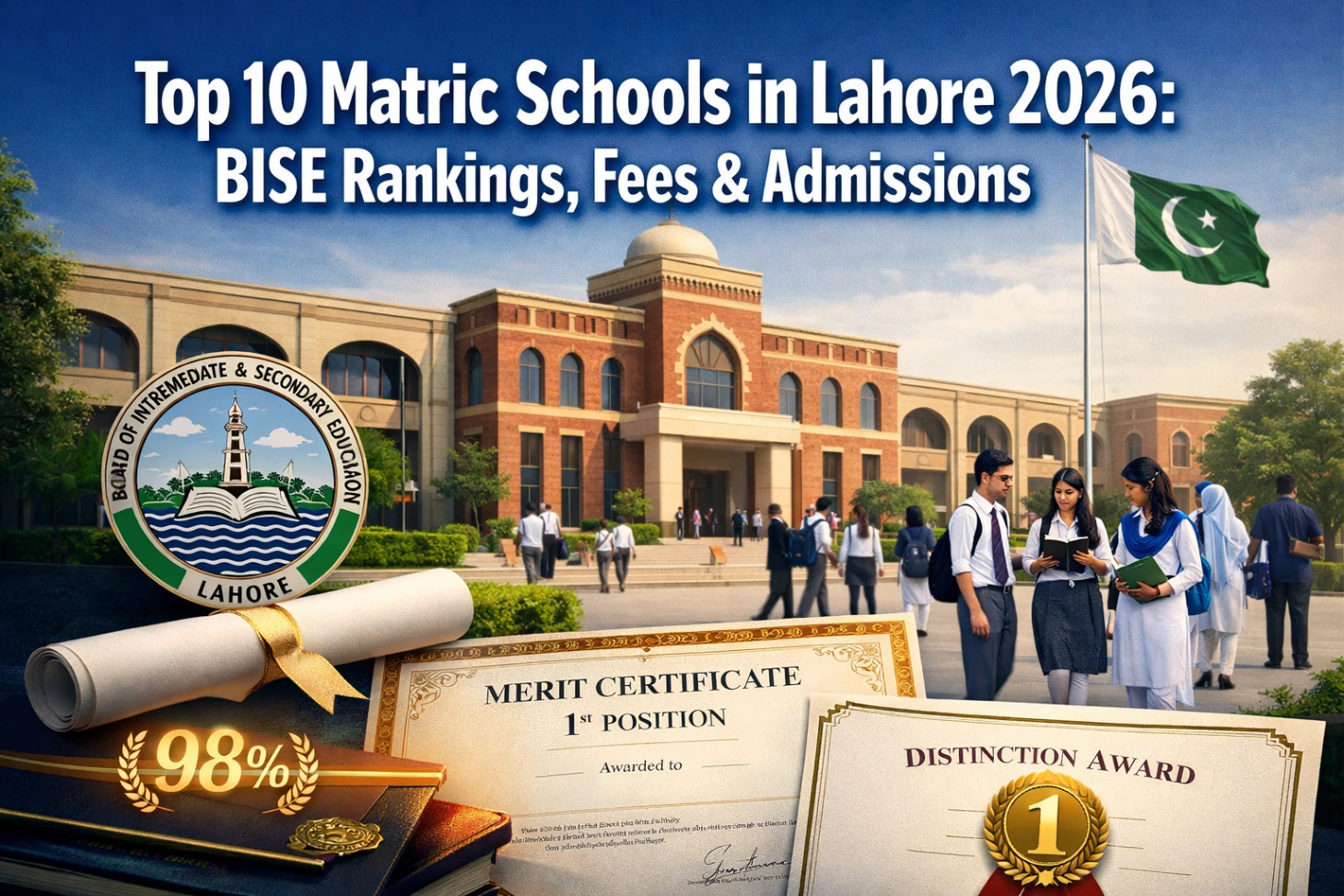 Top 10 Matric Schools in Lahore 2026 BISE Rankings, Fees & Admissions